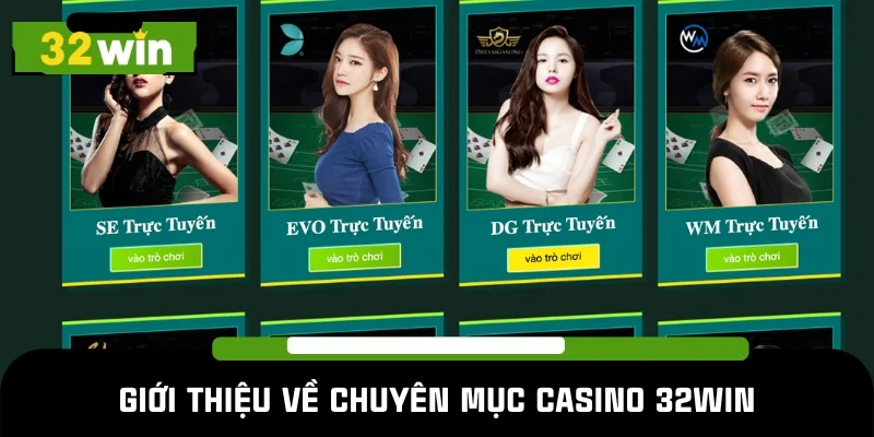 Điểm danh 6 đối tác chiến lược của Casino 32WIN