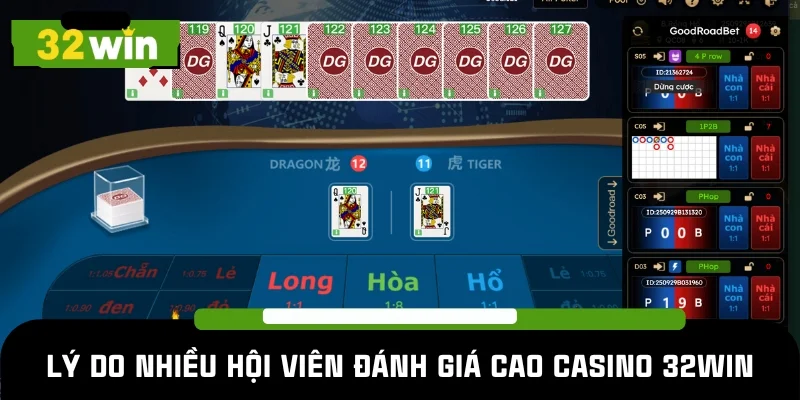 Ưu điểm giúp Casino 32WIN luôn thu hút triệu người chơi