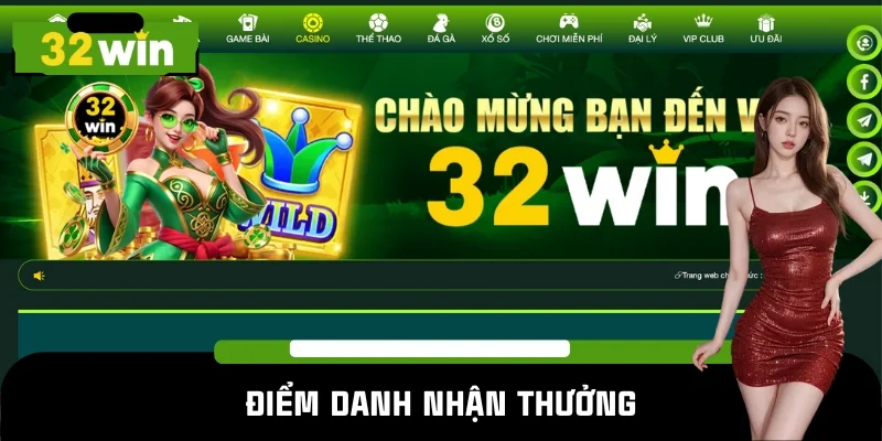 Điểm danh nhận thưởng
