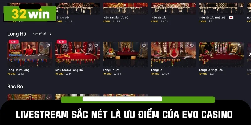 Ưu điểm của EVO Casino do hội viên đánh giá