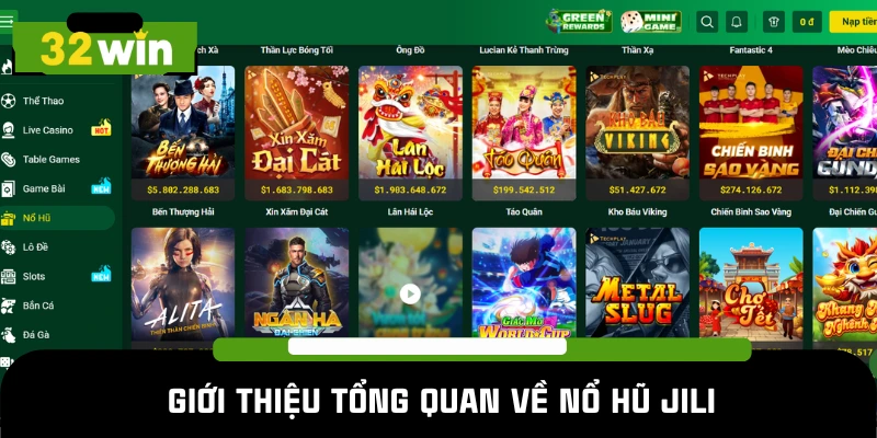 Tất tần tật về nổ hũ JILI trực tuyến