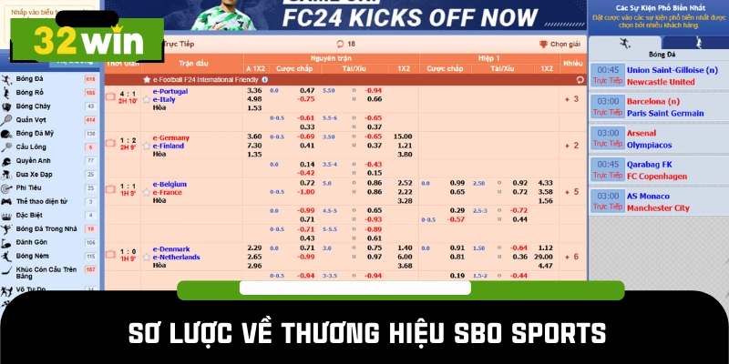 Tổng quan về SBO Sports