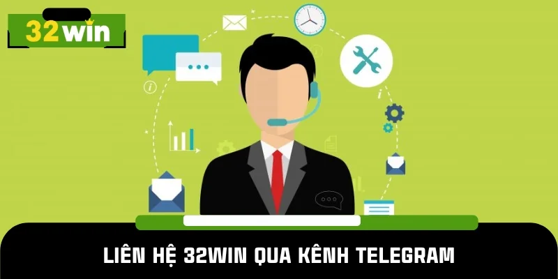 Liên hệ 32WIN bằng hình thức Telegram khá phổ biến