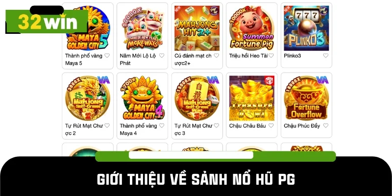 Tổng quan thông tin về đối tác nổ hũ PG