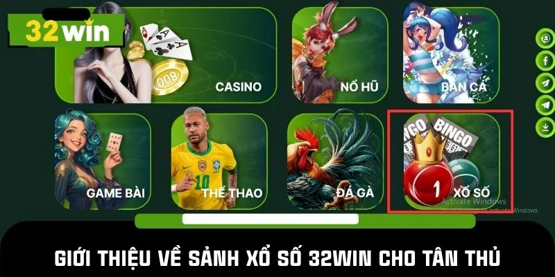 Giới thiệu về sảnh xổ số 32WIN cho tân thủ